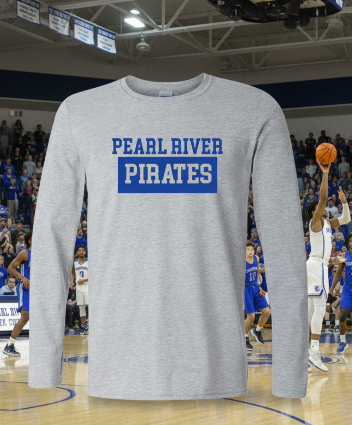 Pearl River Athletics Softstyle® Long Sleeve T-Shirt