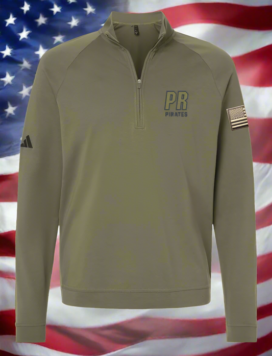 PR Military Adidas Quarter-Zip Pullover