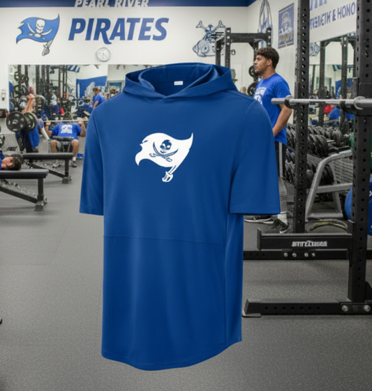 Pearl River Pirates Short Sleeve Hoodie