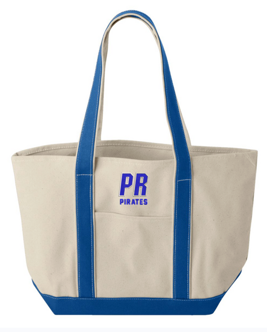 Pearl River Large Cotton Canvas Classic Teacher Tote